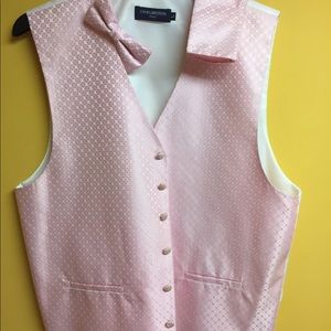 Suit Blazer, Vest, Bow & Handkerchief